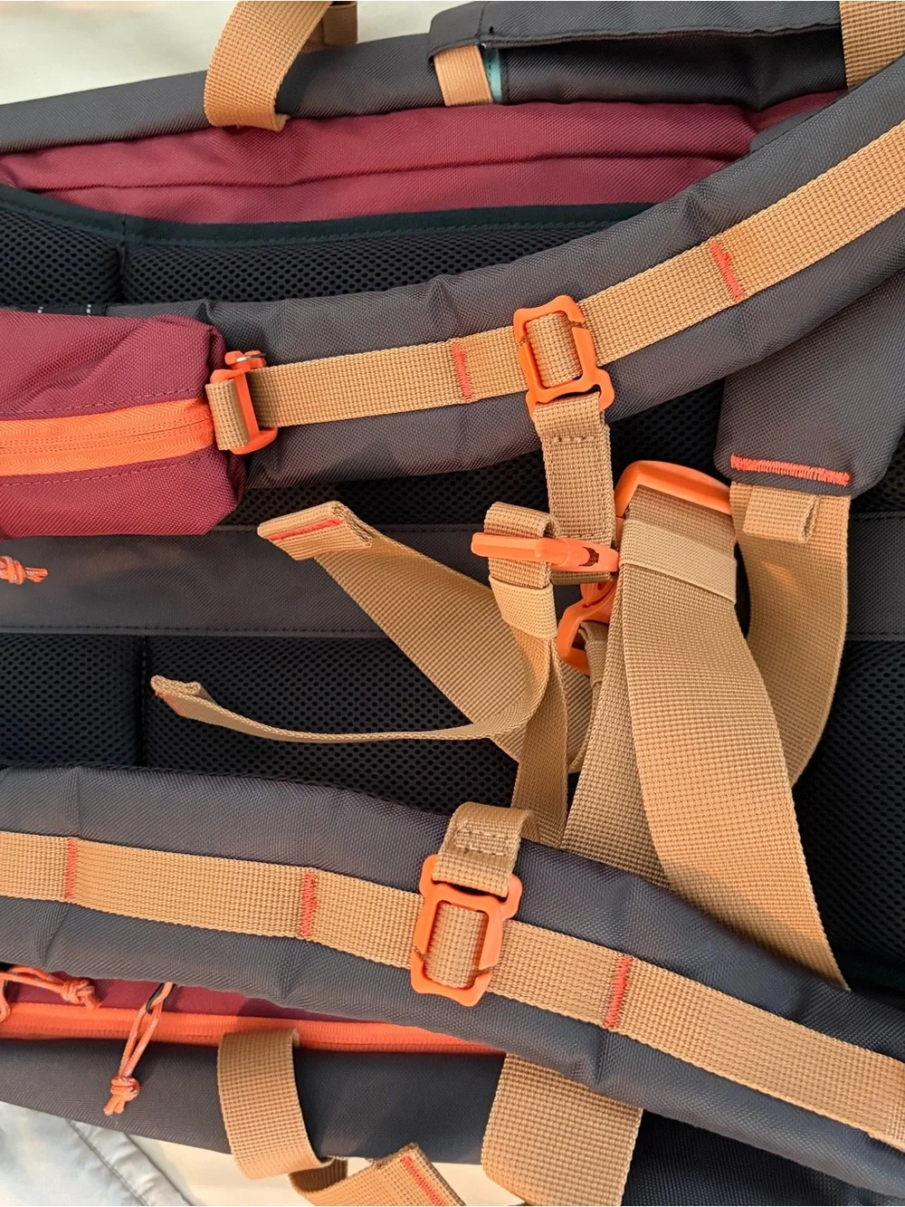 OGIO Red Backpack with Black Logo Patch